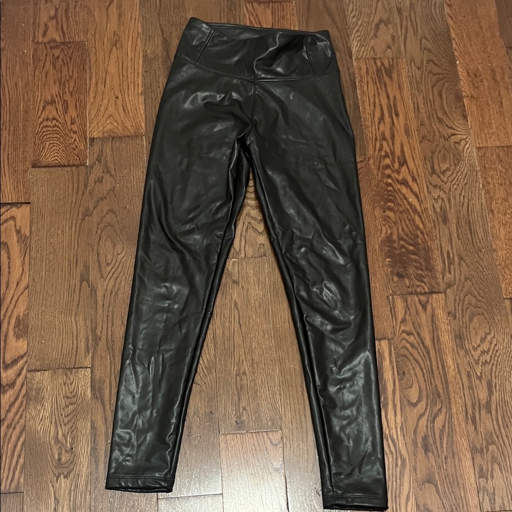 Urban Planet Black Faux Leather Leggings